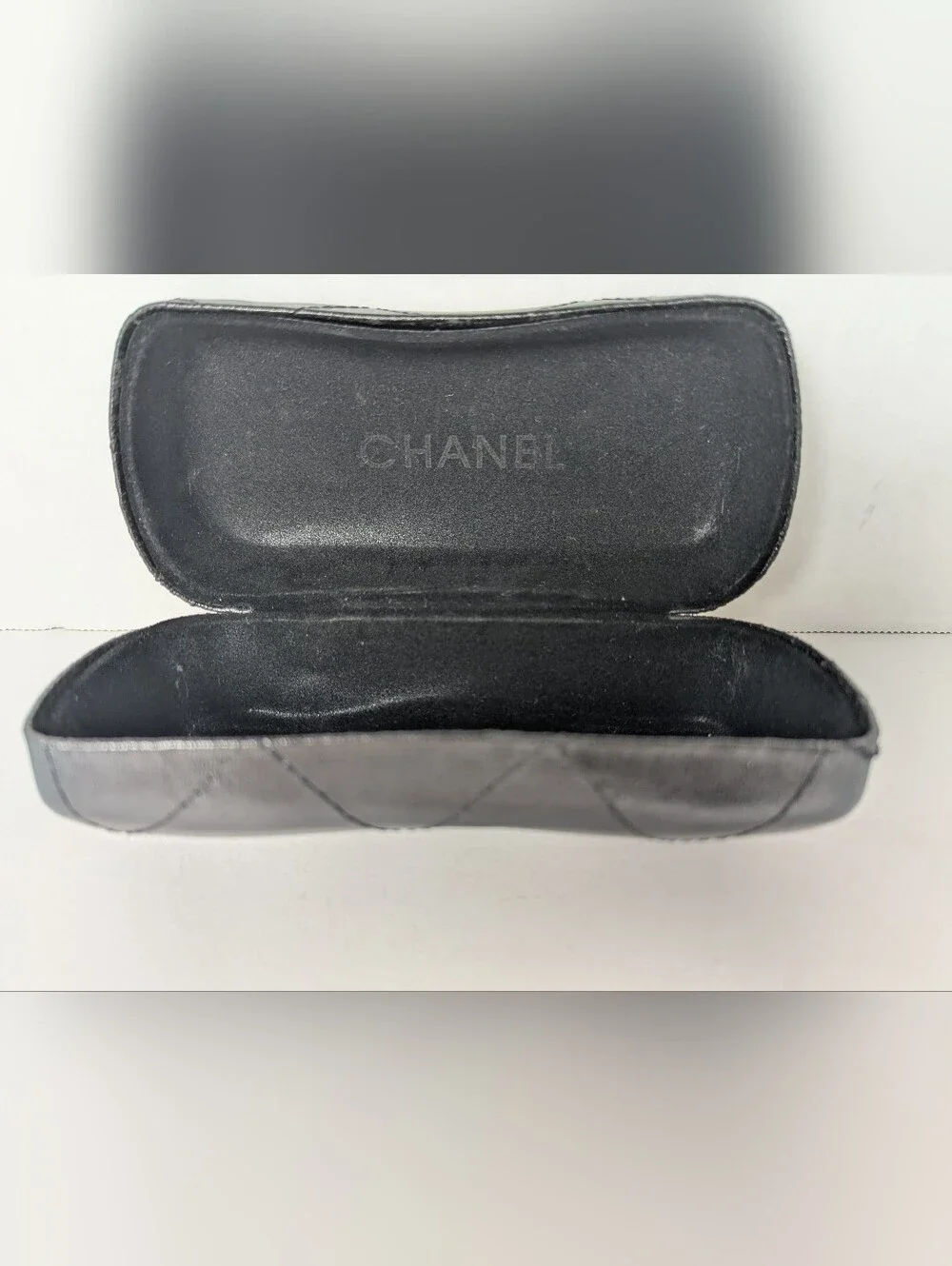 Authentic VTG Y2K Chanel 4198-T Aviator Sunglasses Silver Purple Case &  Cloth
